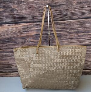 Fendi Zucchino FF Roll Tote bag, which is a popular vintage
